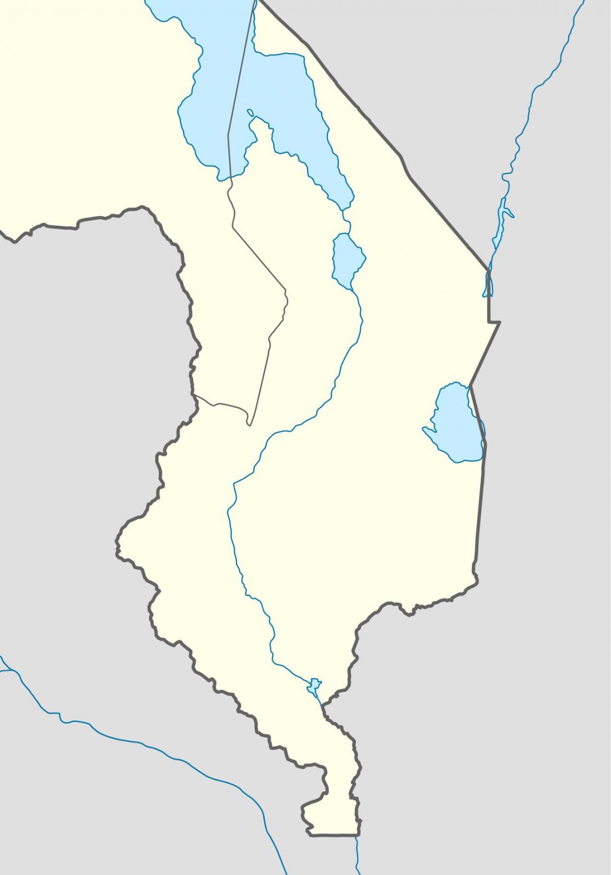 kaart Malawi jõgi